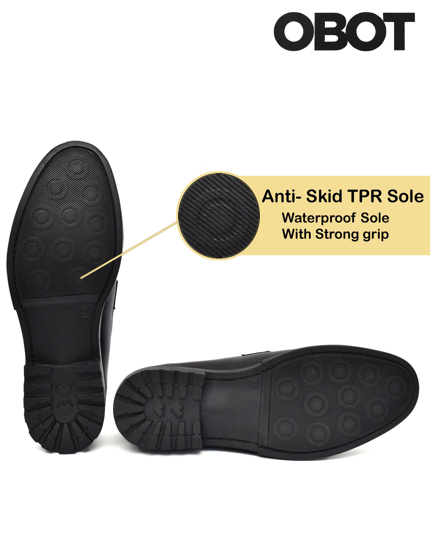 Men’s Black Penny Loafers – Timeless Leather Slip-On Shoes